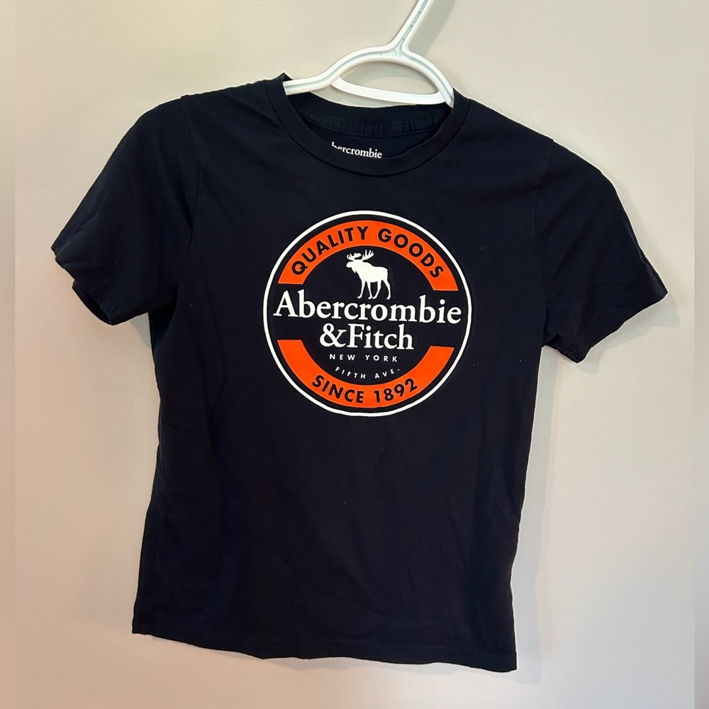 Navy & Orange Abercrombie Tee Shirt